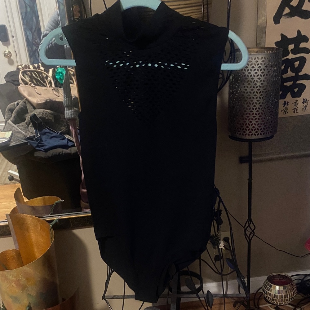 Elegant Black Sleeveless Top